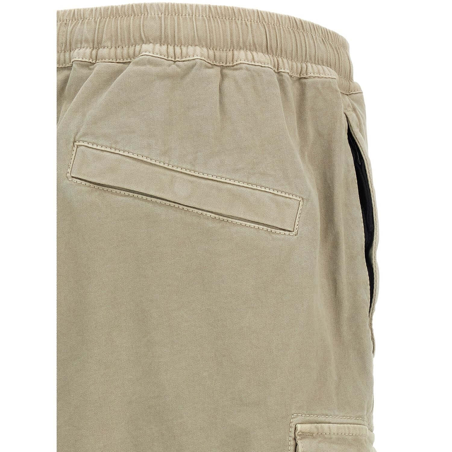 Stone Island Beige Cotton Cargo Pants