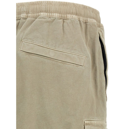 Stone Island Beige Cotton Cargo Pants