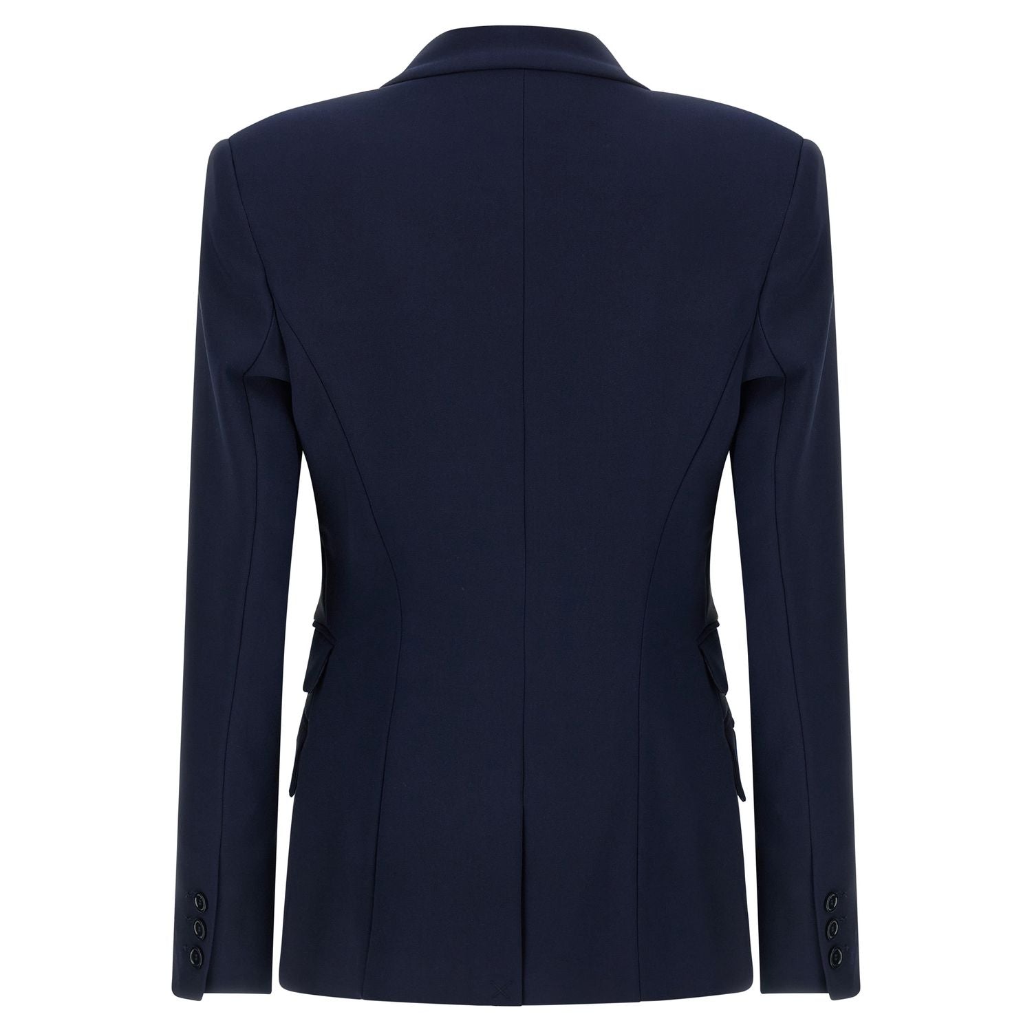 Elisabetta Franchi Blue Polyester Blazer