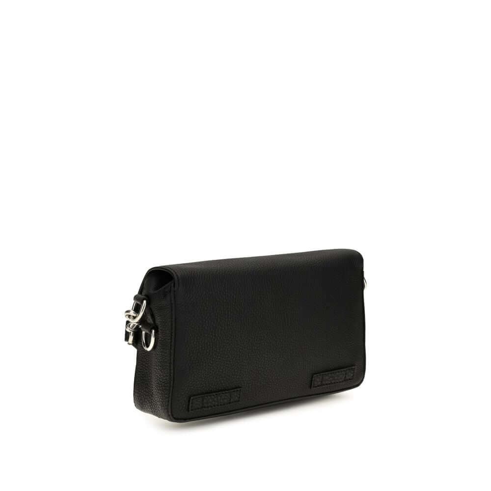 Fendi Black Calf Leather Bos Taurus Shoulder Bag