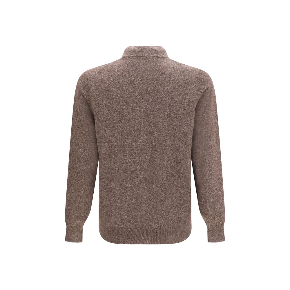 Brunello Cucinelli Brown Cashmere Cardigan