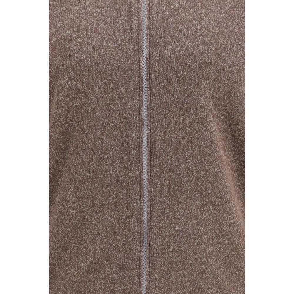 Brunello Cucinelli Brown Cashmere Cardigan