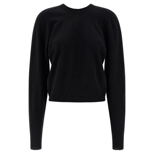 Maison Margiela Black Virgin Wool Cardigan