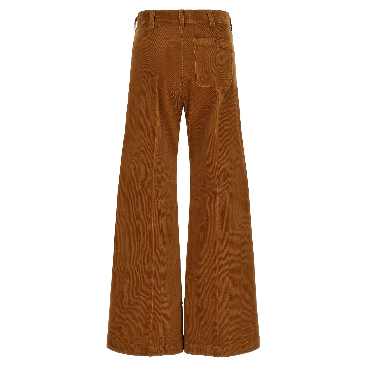 Polo Ralph Lauren Brown Cotton Flared Pants