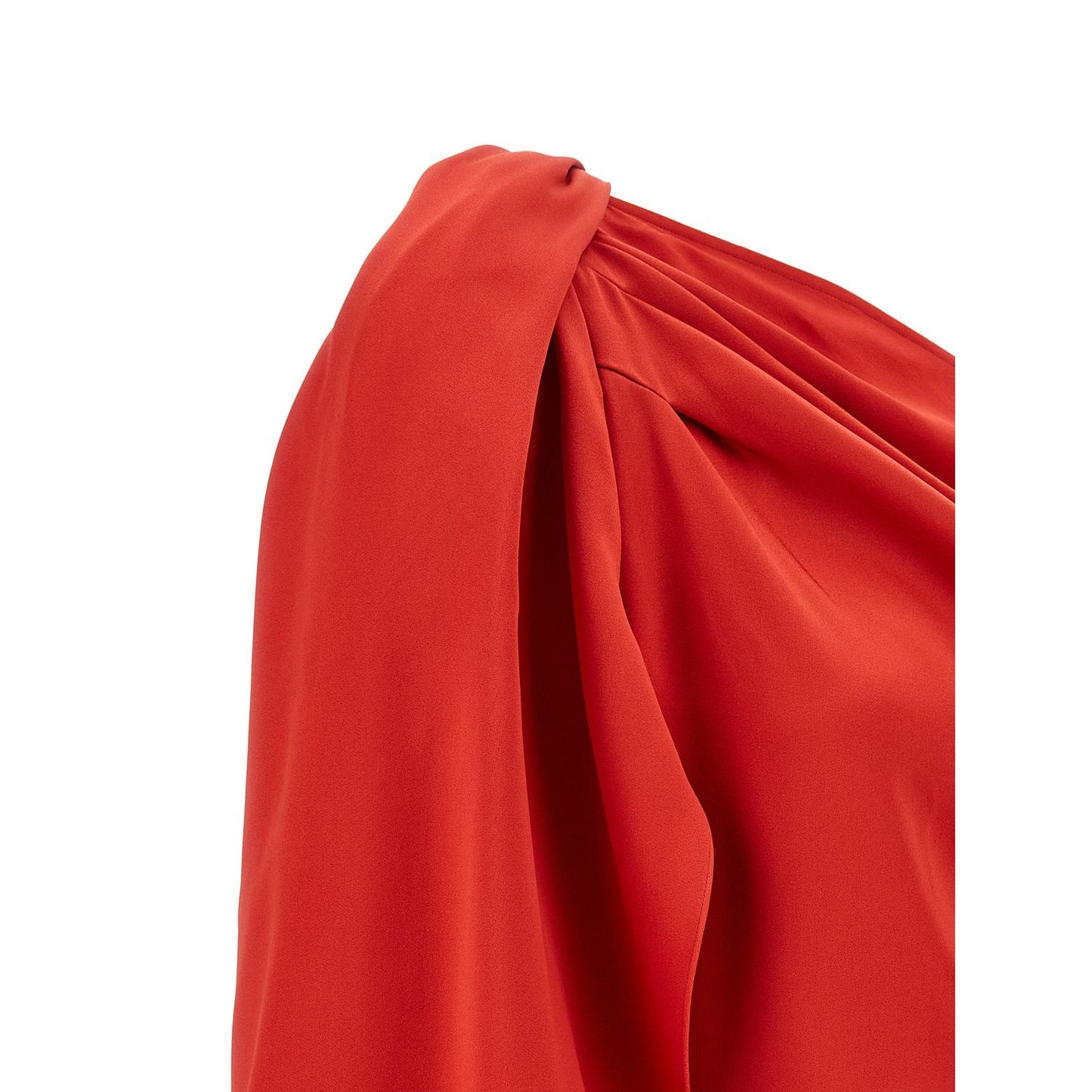 Stella McCartney Red Acetate Short Dress