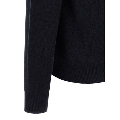 Brioni Blue Cashmere Cardigan