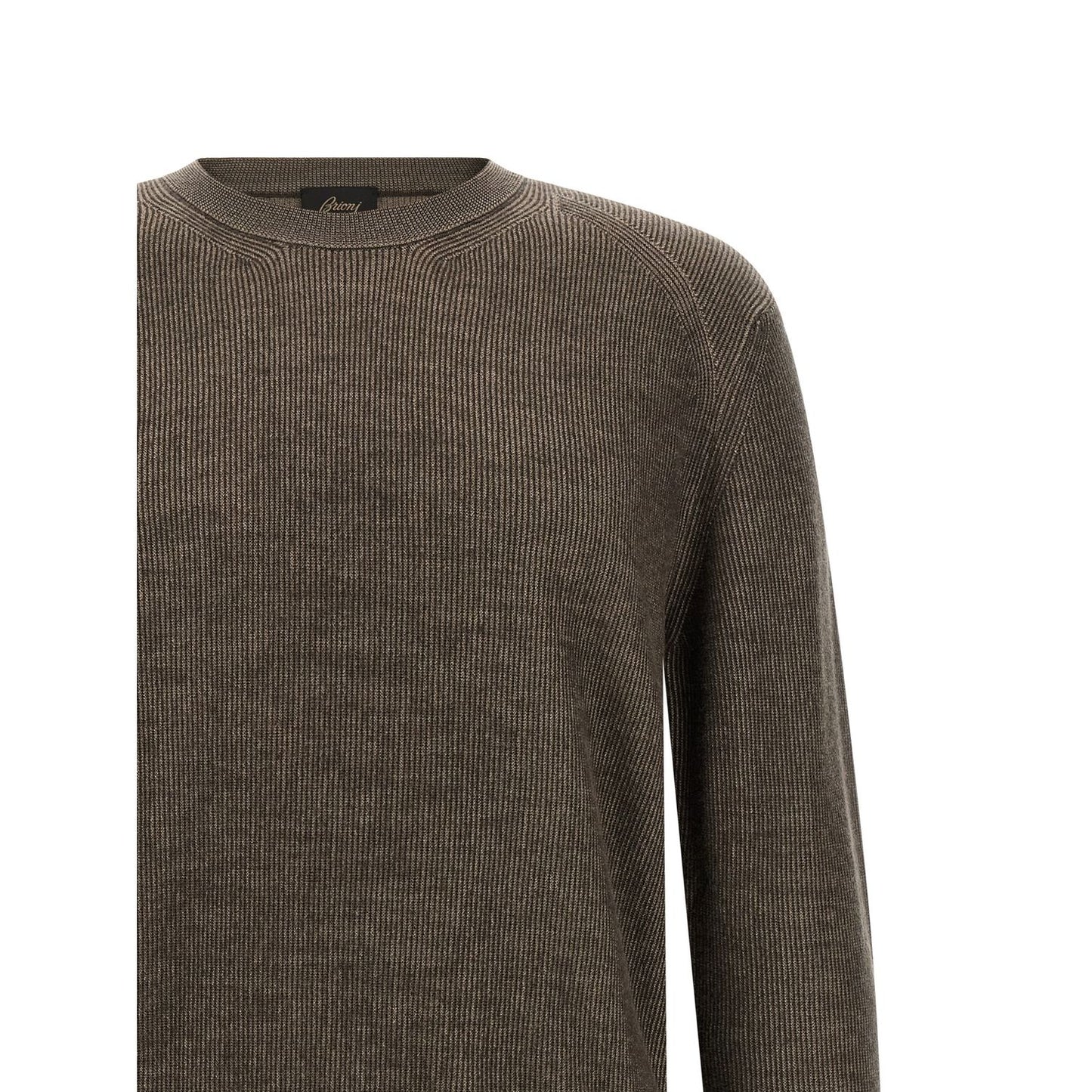 Brioni Brown Cashmere Cardigan