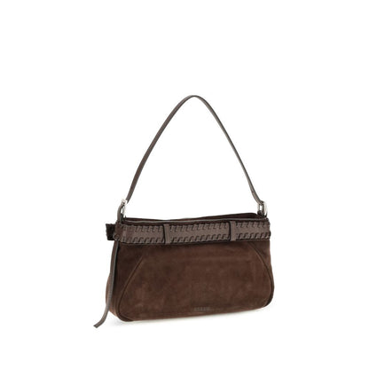 Staud Brown Lamb Ovis Aries Shoulder Bag