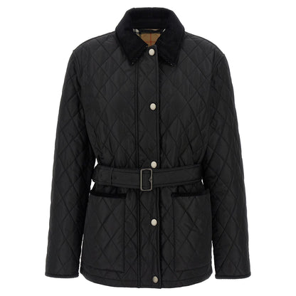 Burberry Black Polyamide Full-Length Jacket