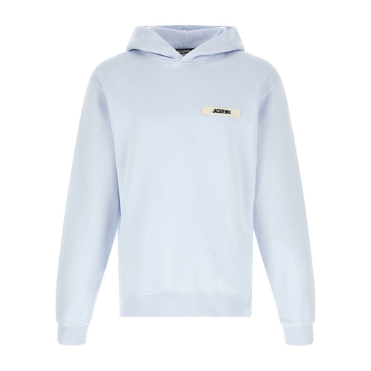 Jacquemus Blue Cotton Sweatshirt