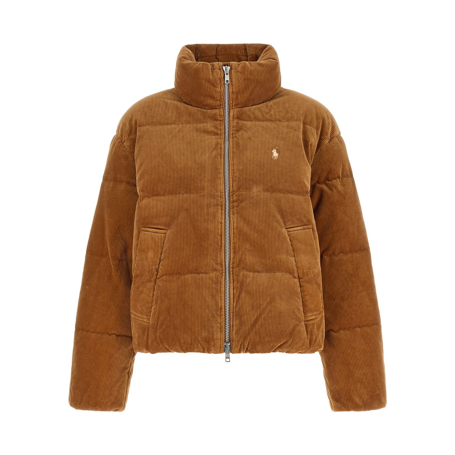 Polo Ralph Lauren Brown Cotton Full-Length Jacket