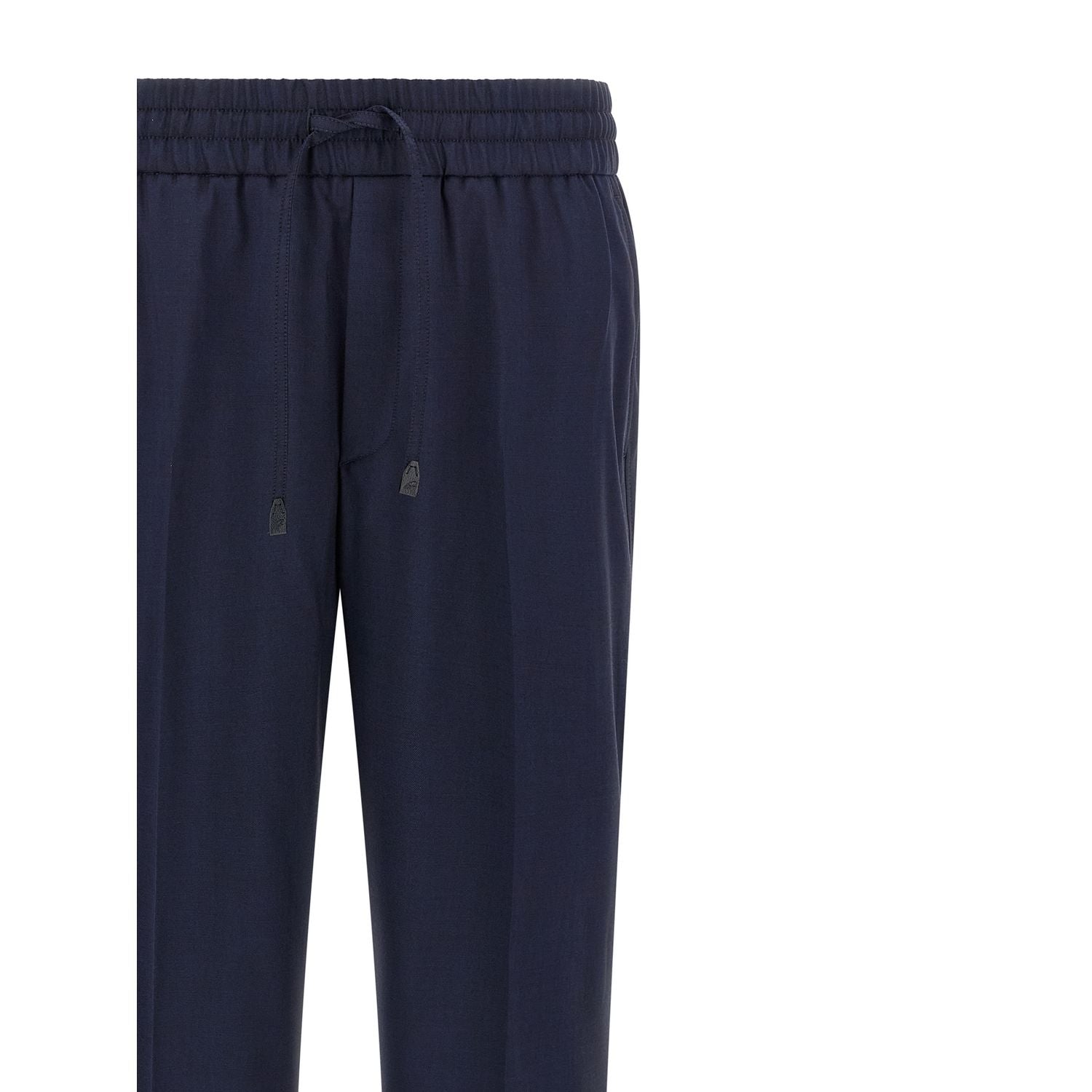 Brioni Blue Wool Casual Pants
