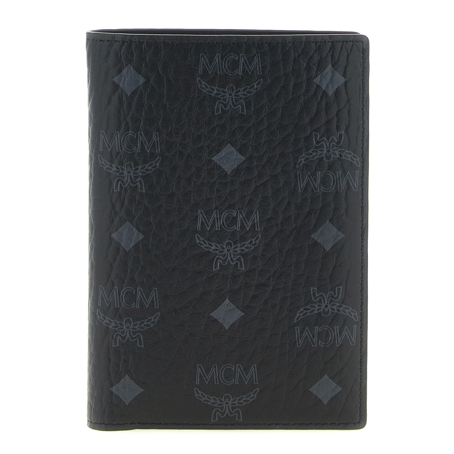 MCM Black Polyethylene Wallet