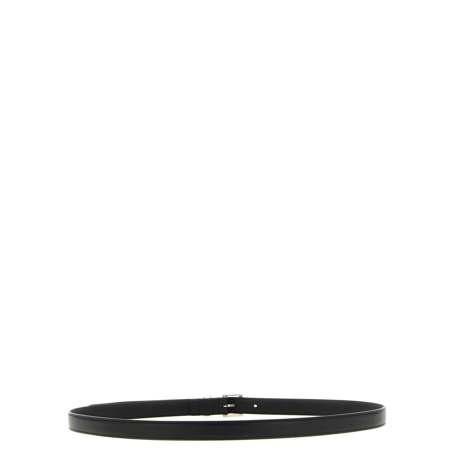 Saint Laurent Black Calfskin Regular Belt