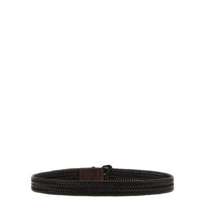 Brunello Cucinelli Brown Leather Regular Belt