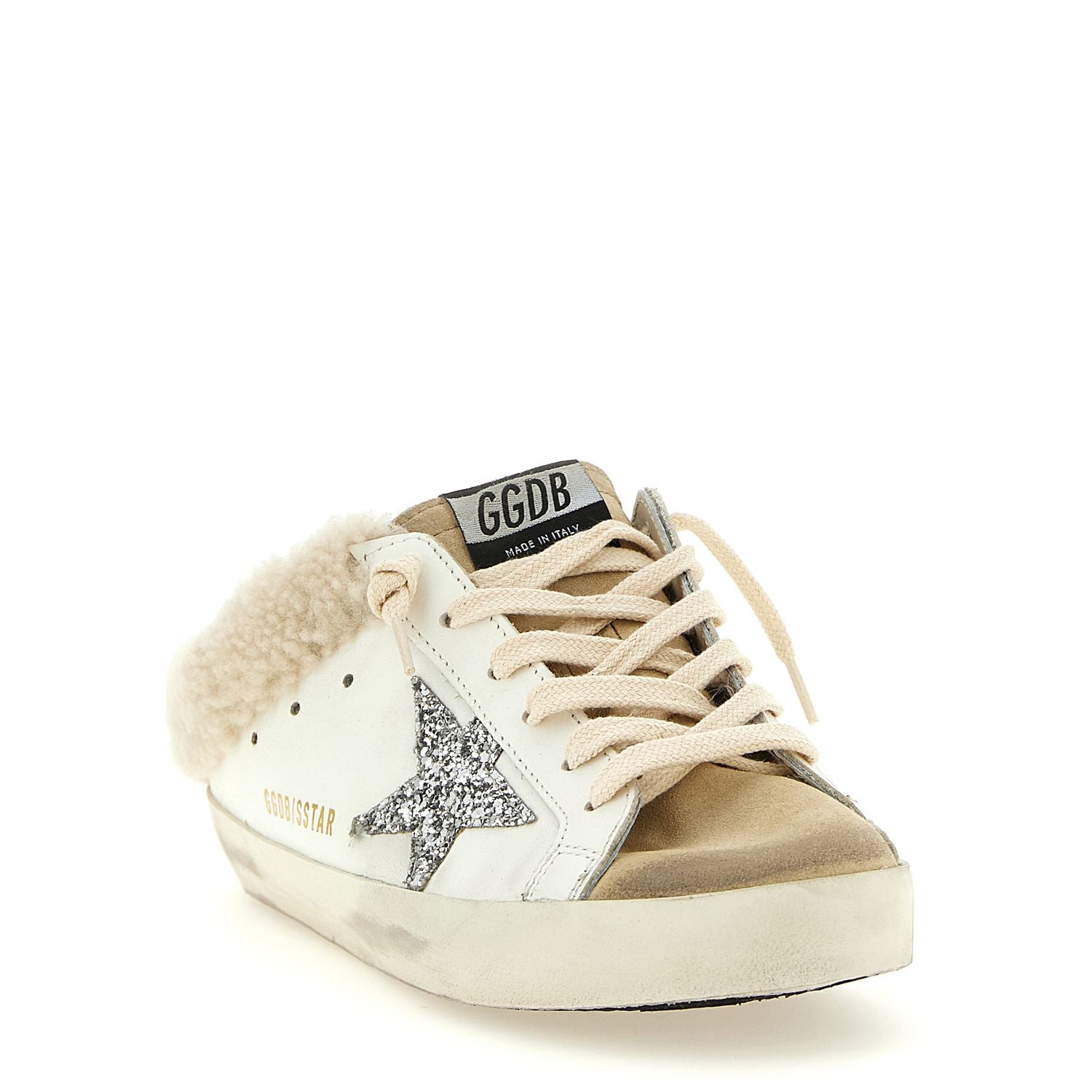 Golden Goose White Leather Chunky Sneakers