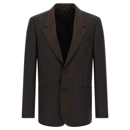 Fendi Brown Polyester Blazer