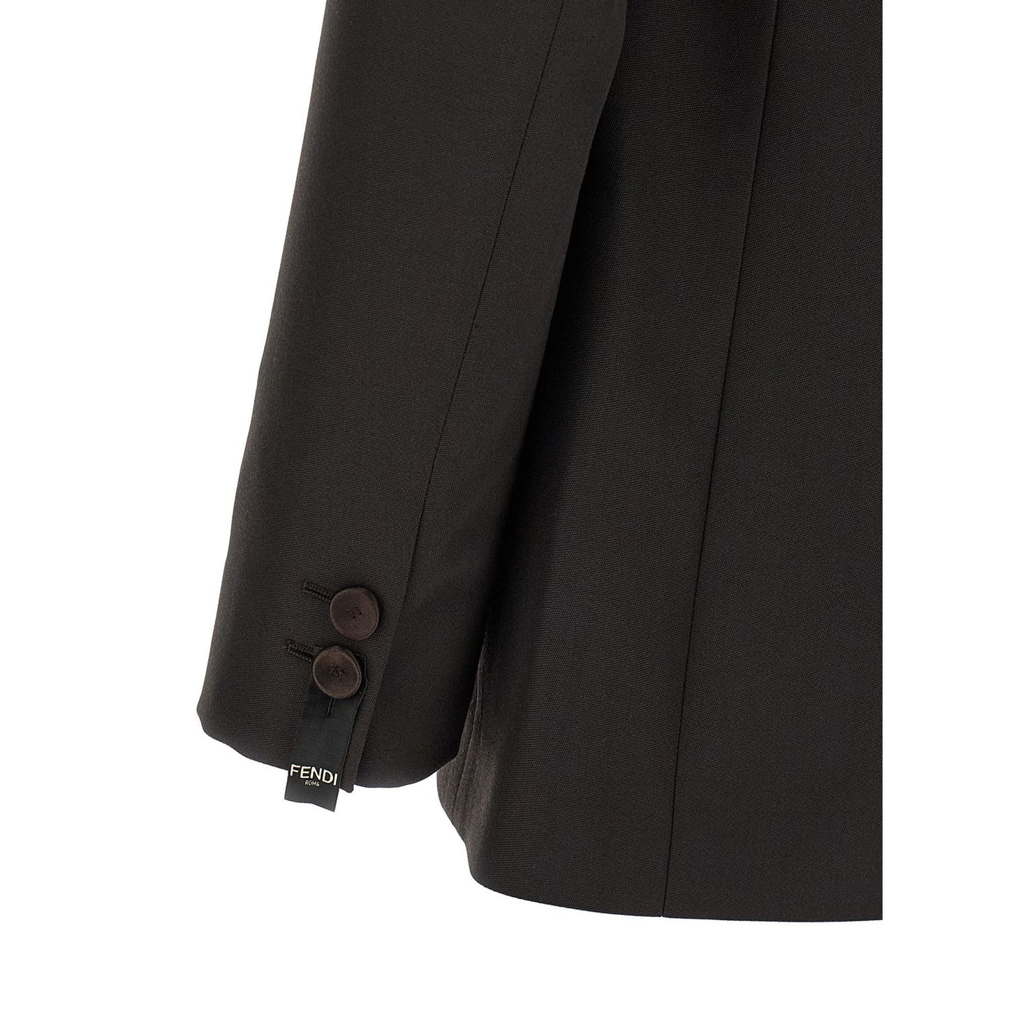 Fendi Brown Polyester Blazer