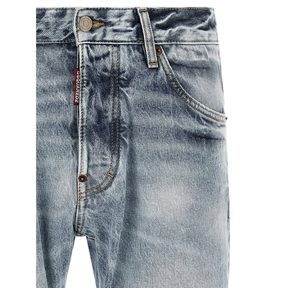 Dsquared² Blue Cotton Jeans Denim