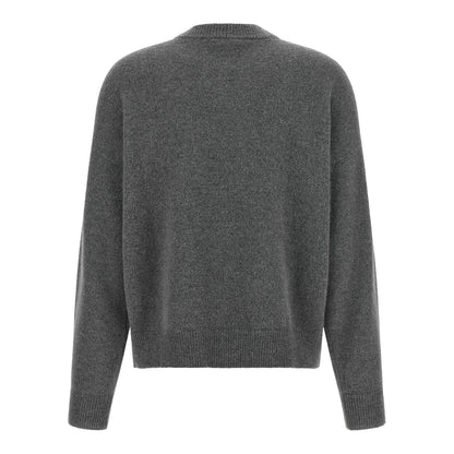Peserico Gray Wool Cardigan