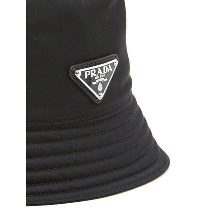 Prada Black Nylon Bucket Hat