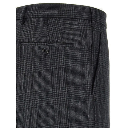 Prada Gray Virgin Wool Dress Pants