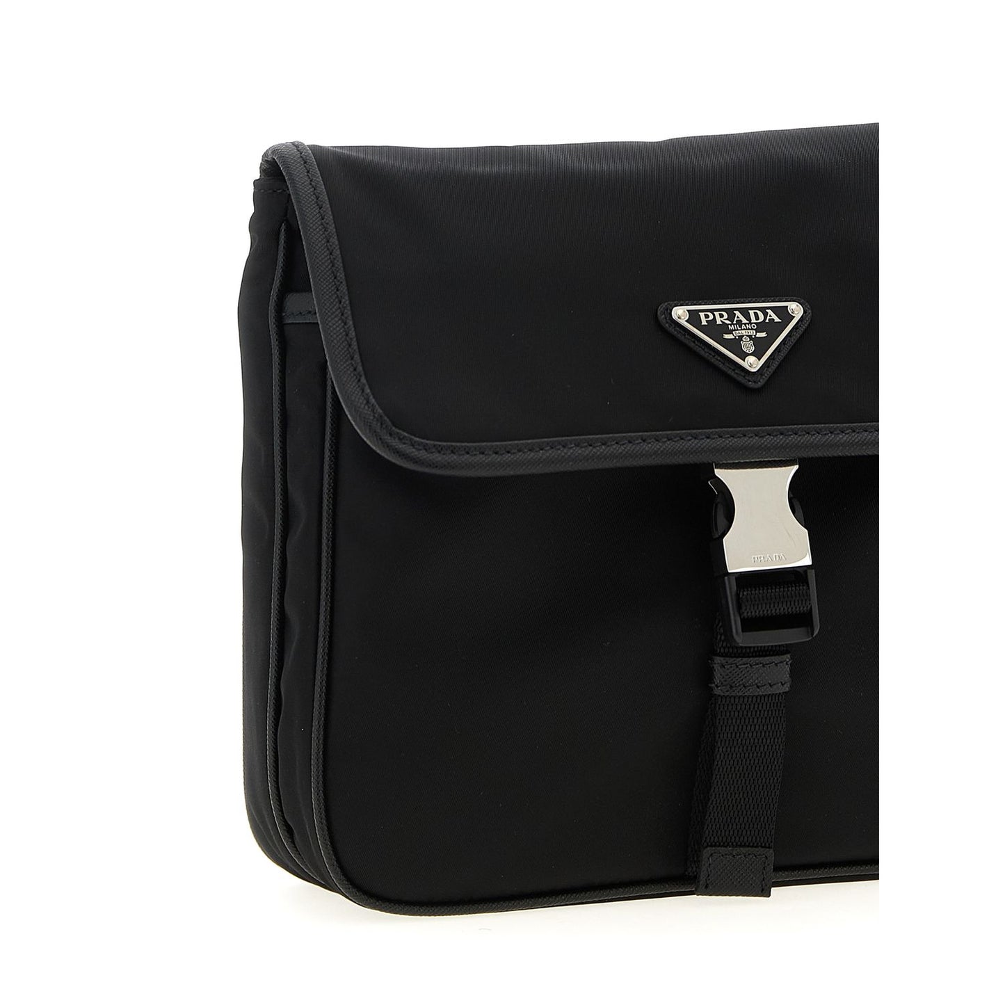 Prada Black Recycled Polyamide Crossbody Bag