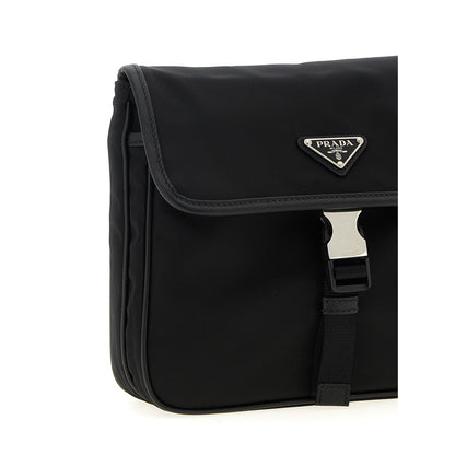 Prada Black Recycled Polyamide Crossbody Bag