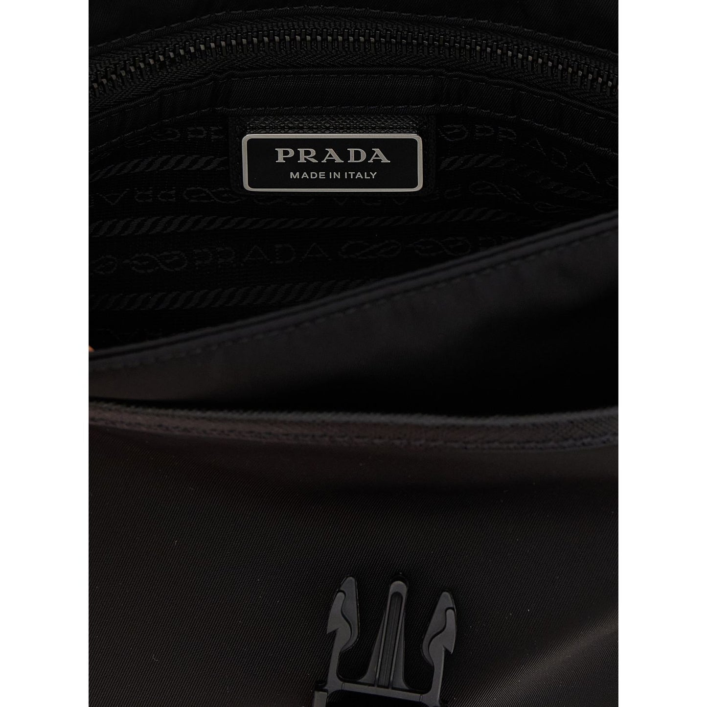 Prada Black Recycled Polyamide Crossbody Bag