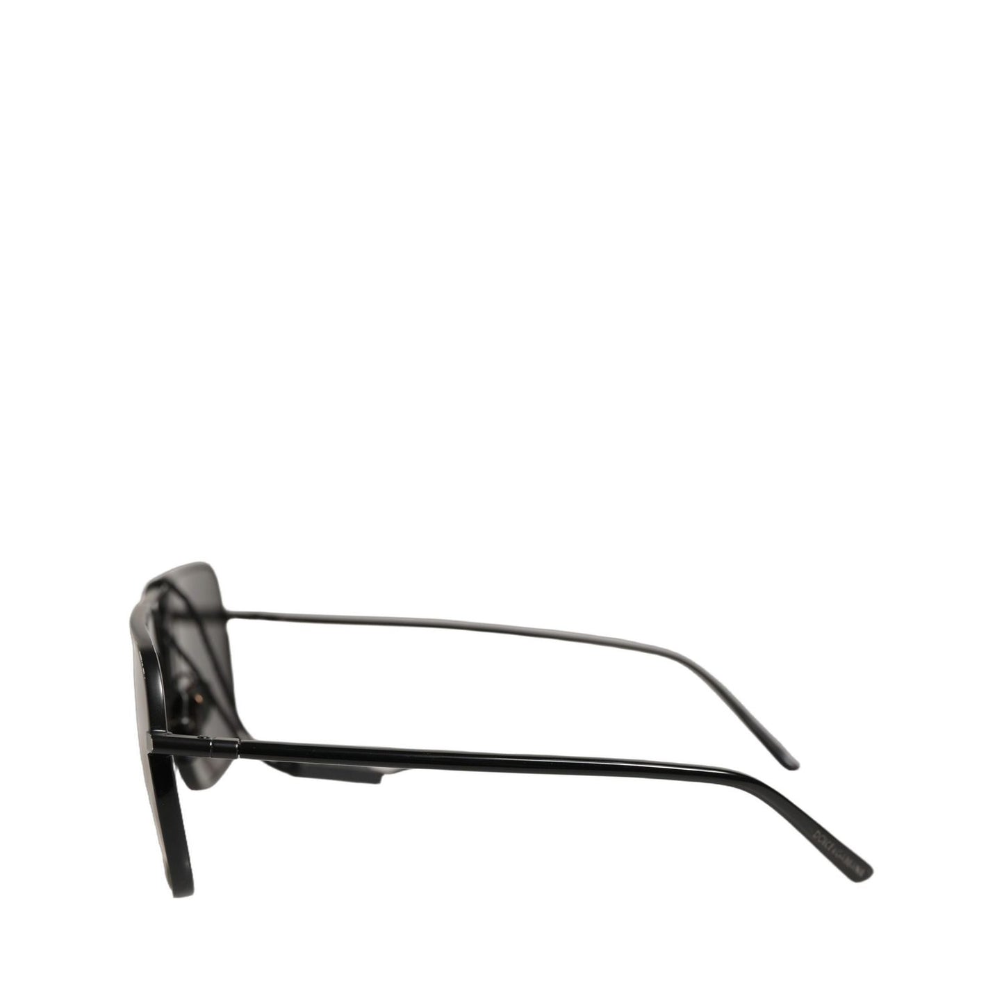 Dolce & Gabbana Black DG2193J Rectangular Metal Frame Eyewear Sunglasses