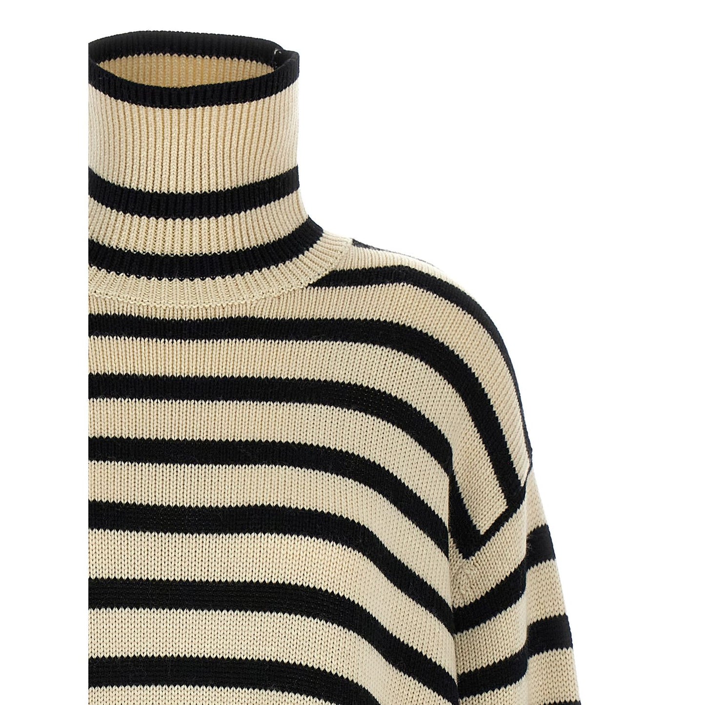 TOTEME Bicolor Wool Cardigan