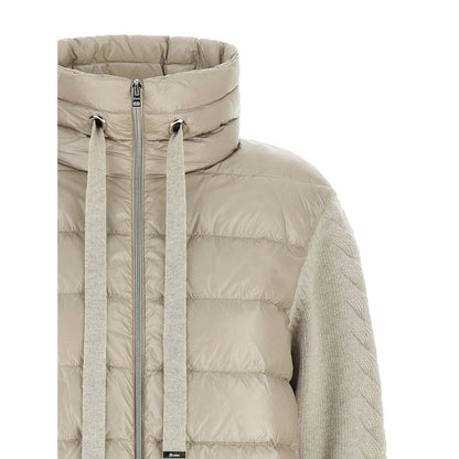 Herno Beige Polyamide Full-Length Jacket
