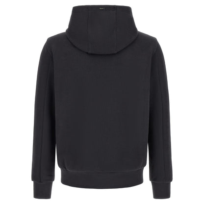 Herno Blue Cotton Shell Jacket