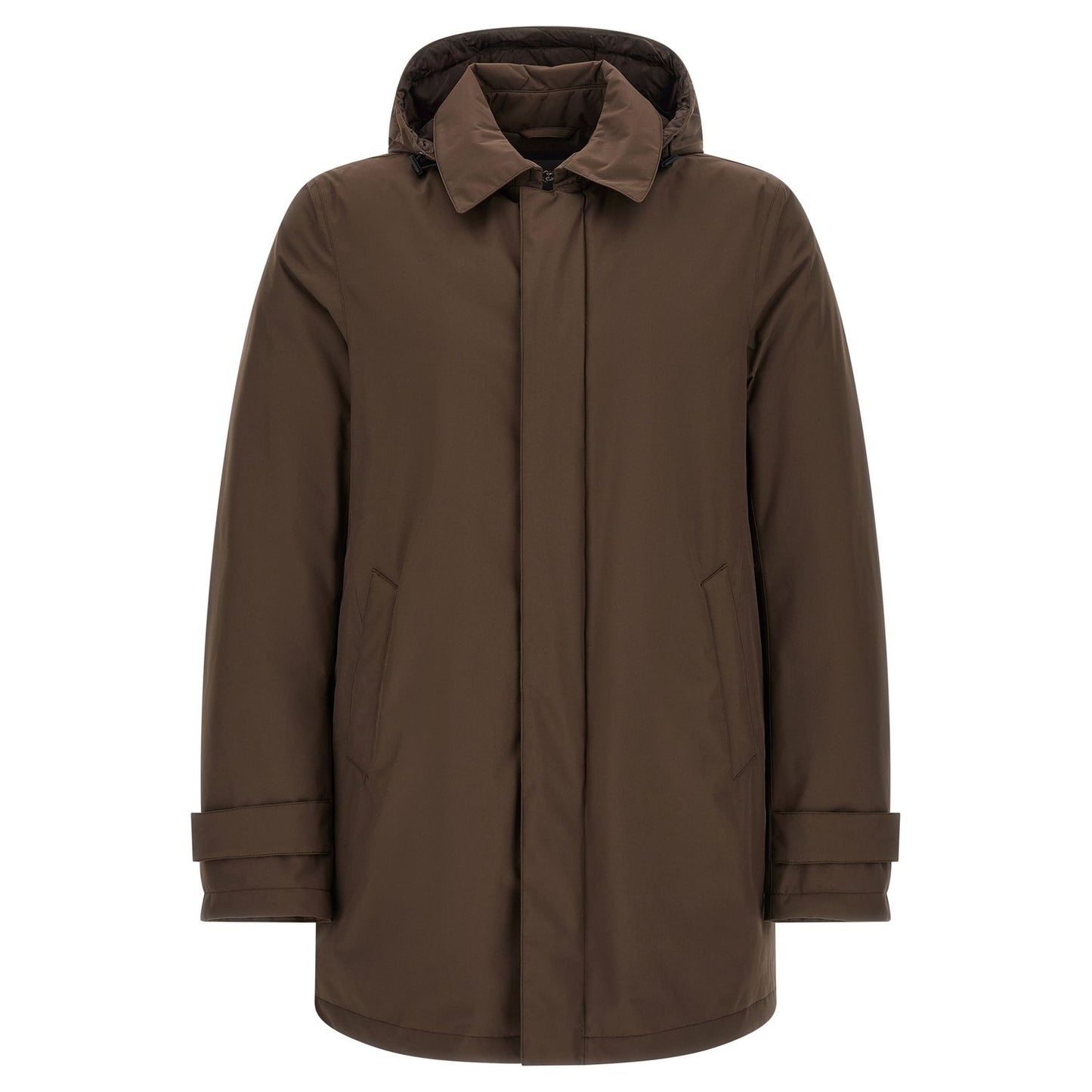 Herno Brown Polyester Parka