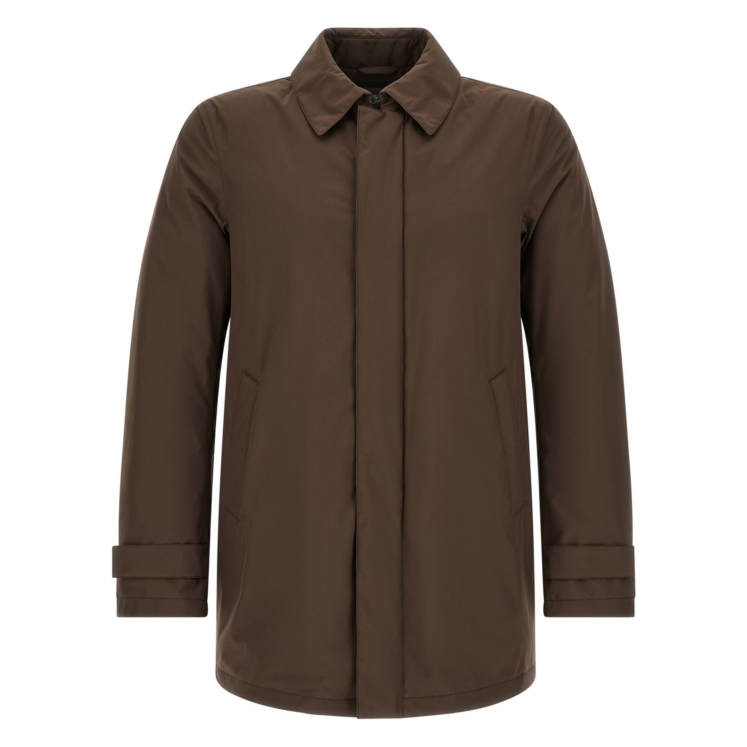 Herno Brown Polyester Parka