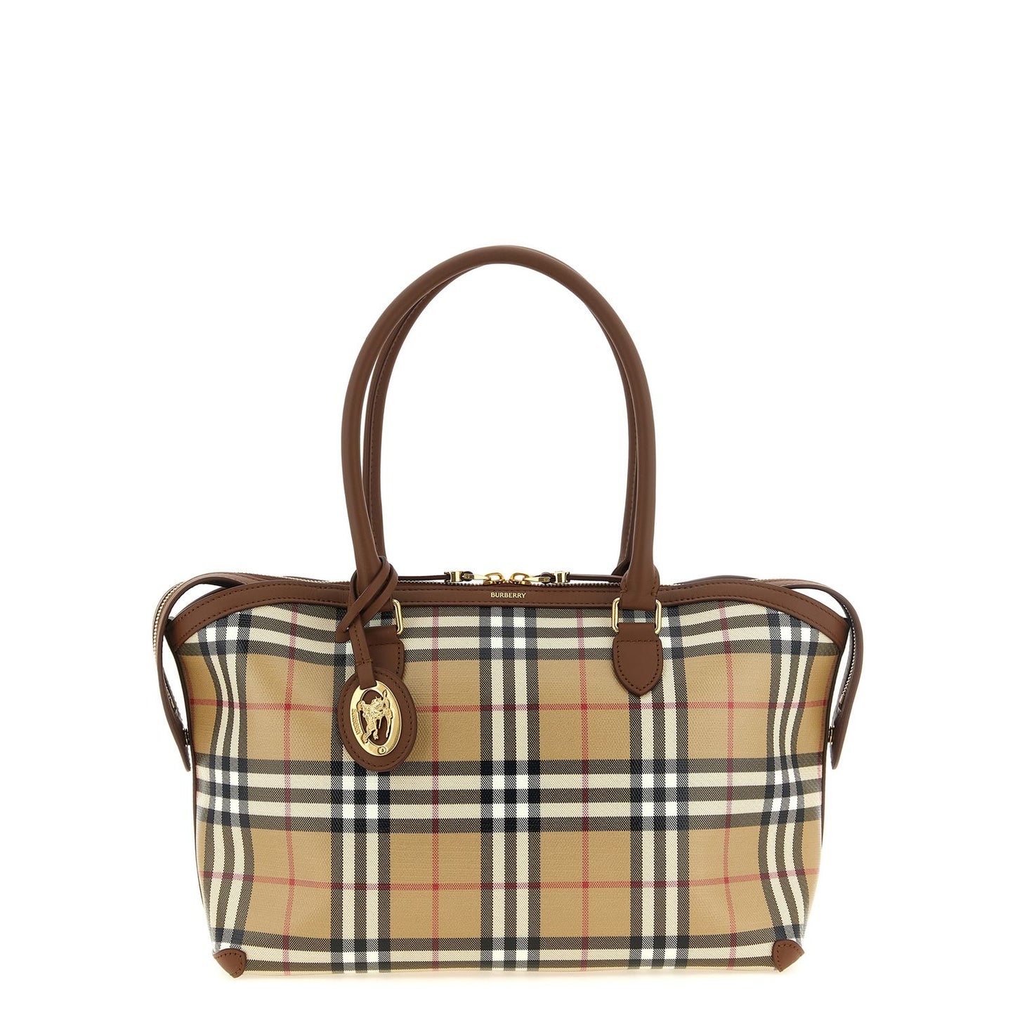 Burberry Beige Cotton Tote Bag