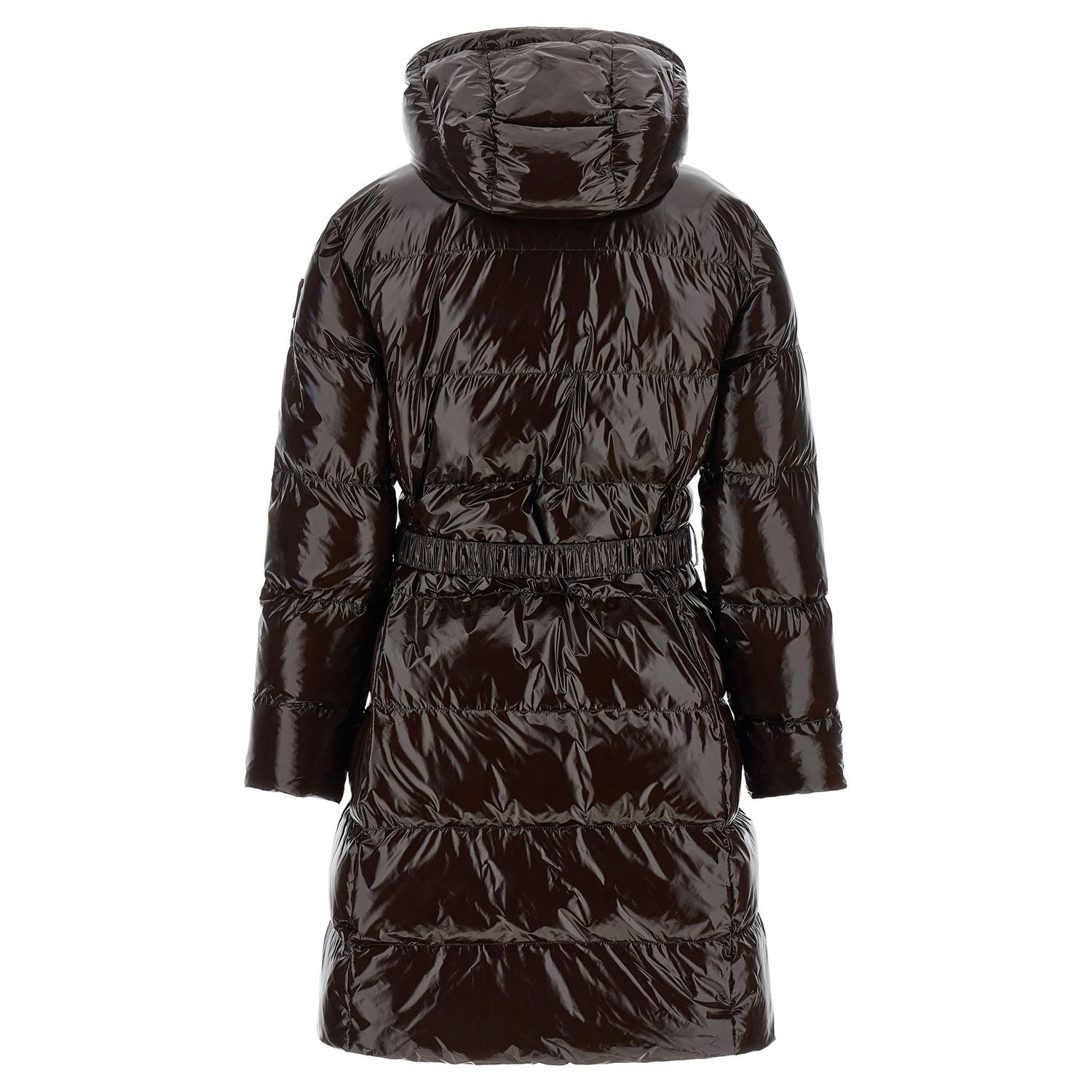 PINKO Brown Polyamide Full-Length Jacket