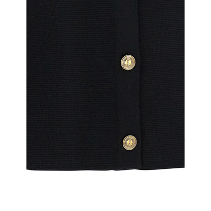 Saint Laurent Black Wool Cardigan