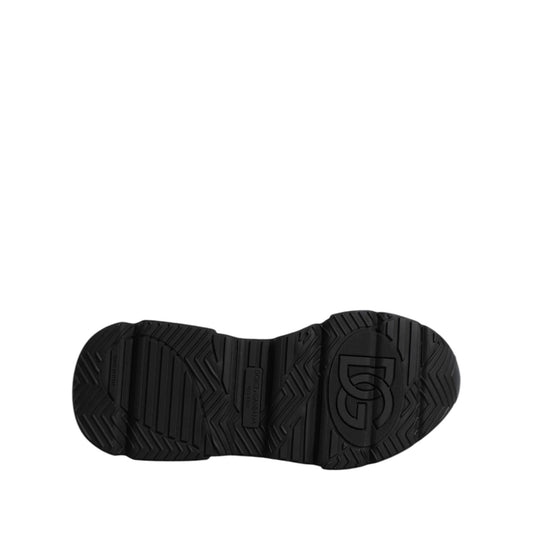 Dolce & Gabbana White Black Daymaster Two Tone Sneaker Shoes