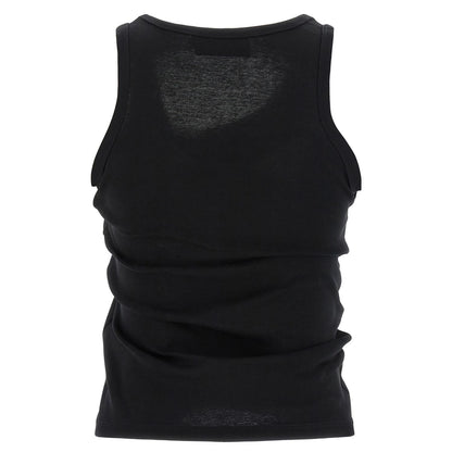 Coperni Black Cotton Tank Tops