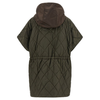 Max Mara Brown Polyamide Sleeveless Jacket