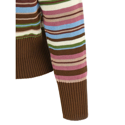 Max Mara Multicolor Cotton Cardigan