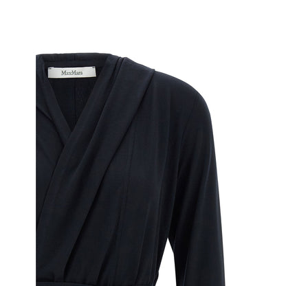 Max Mara Blue Lyocell Cardigan