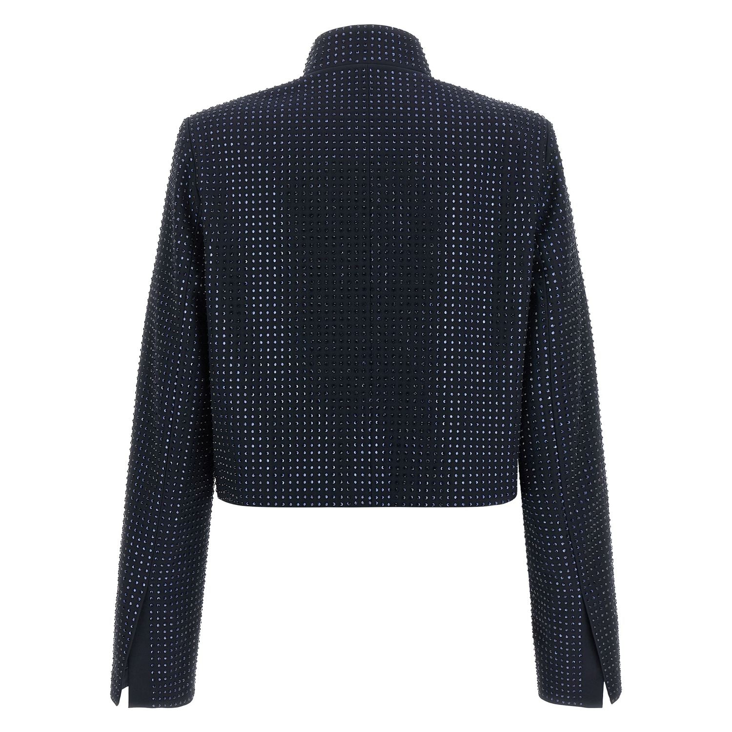 PINKO Blue Polyester Full-Length Jacket