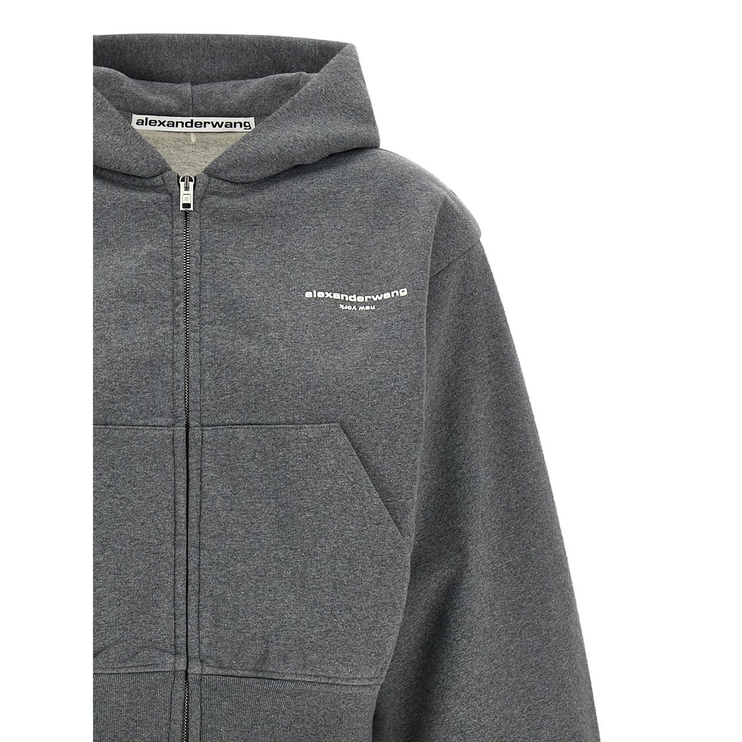 Alexander Wang Gray Cotton Sweatshirt