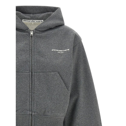 Alexander Wang Gray Cotton Sweatshirt