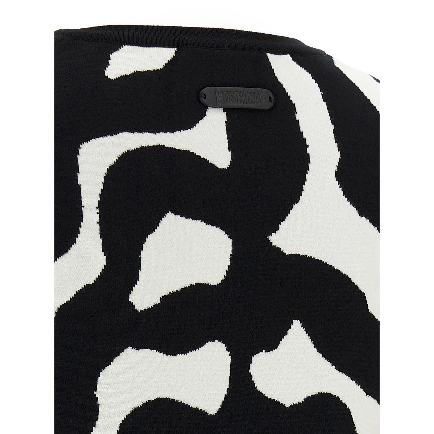 Moschino Black Viscose Cardigan