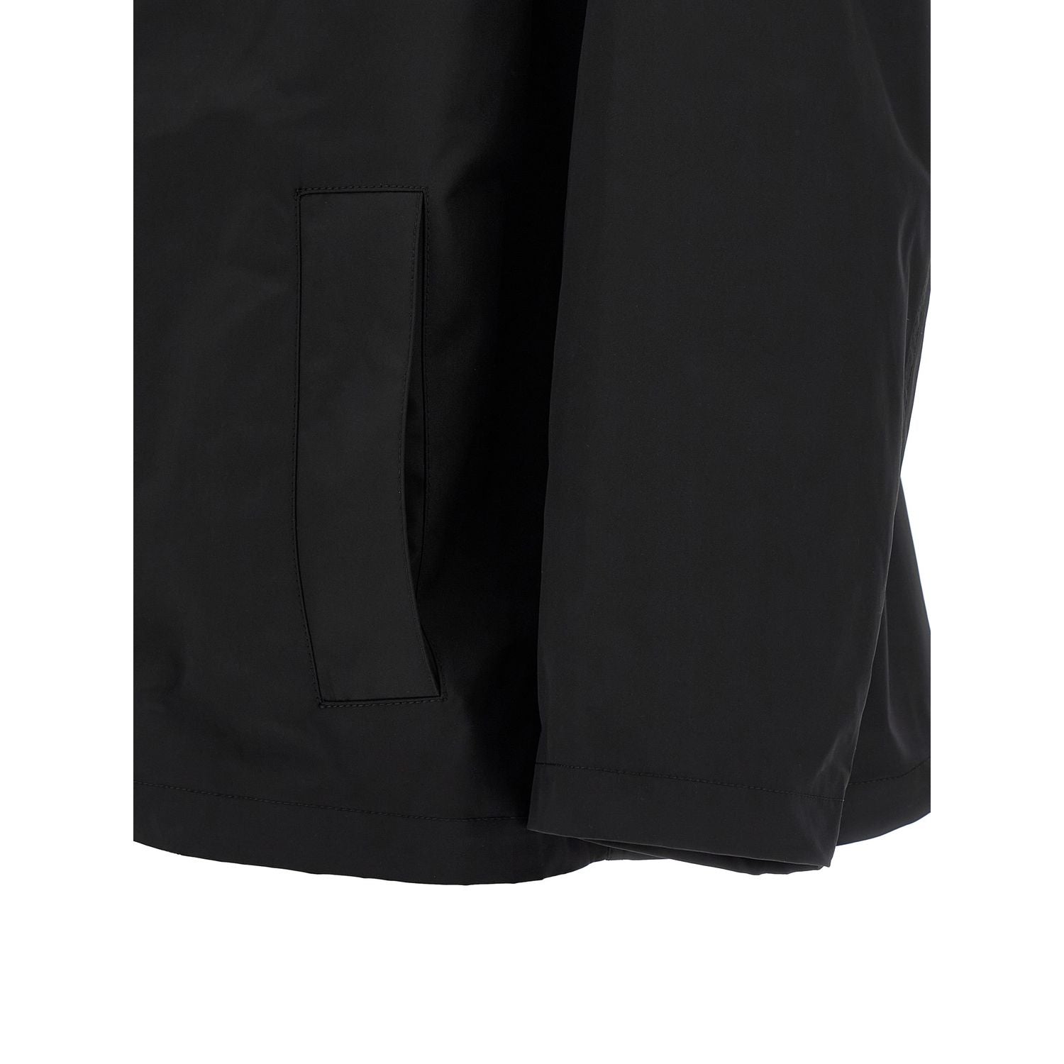 Balenciaga Black Polyester Parka