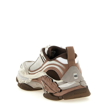 Balenciaga White Polyethylene Athletic Sneakers