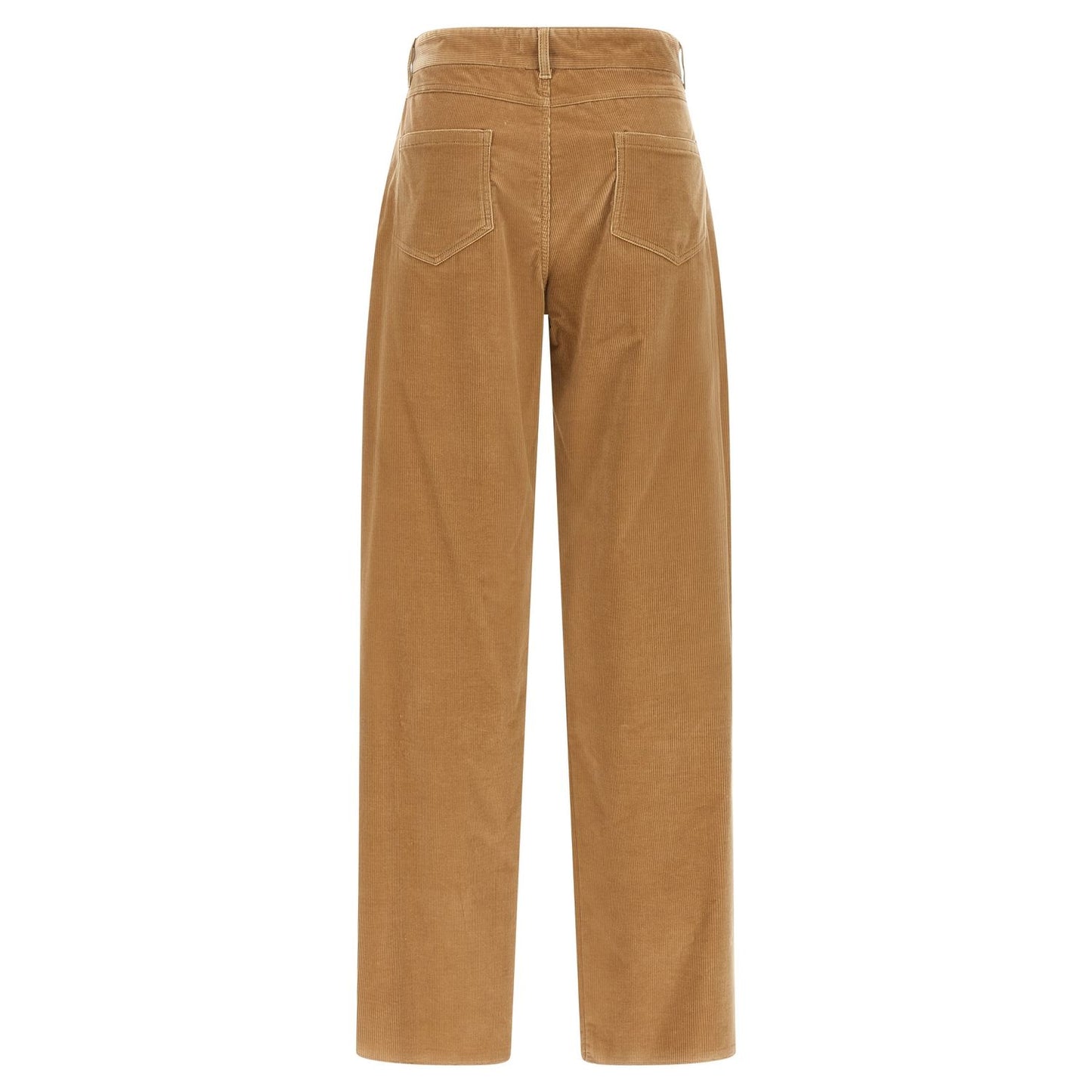 Max Mara Beige Cotton Casual Pants